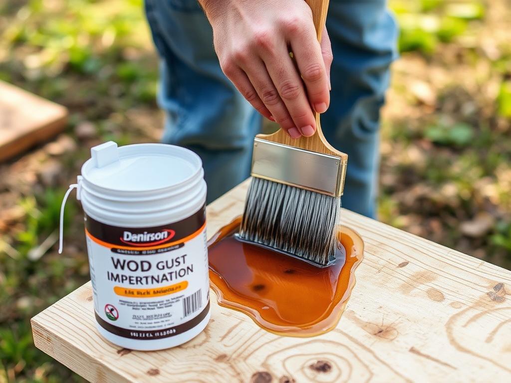 Aplikacja impregnatu na płytę OSB na zewnątrz