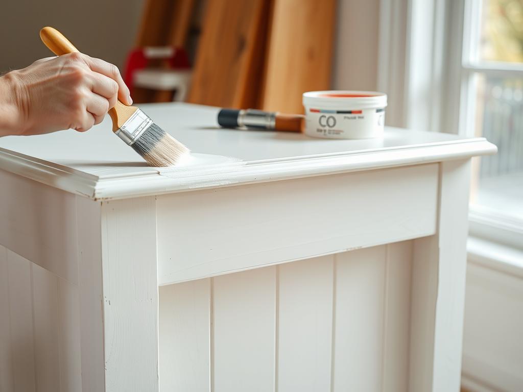 Biała farba do malowania mebli drewnianych Biała farba do malowania mebli drewnianych