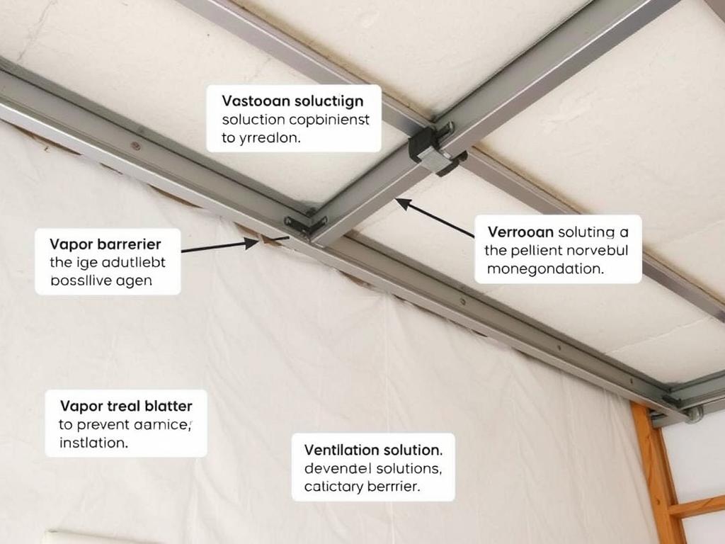 Detale mocowania styropianu w garażu blaszanym