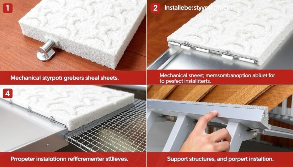 Dodatkowe metody mocowania styropianu do blachy