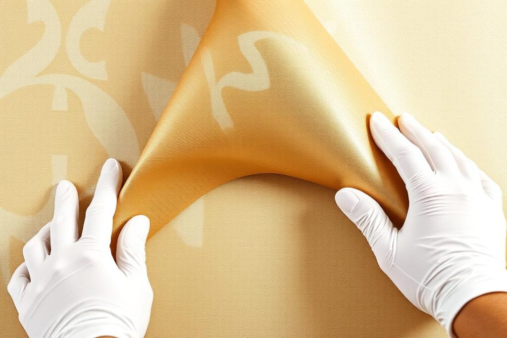 Ekskluzywna tapeta wymagająca profesjonalnego montażu