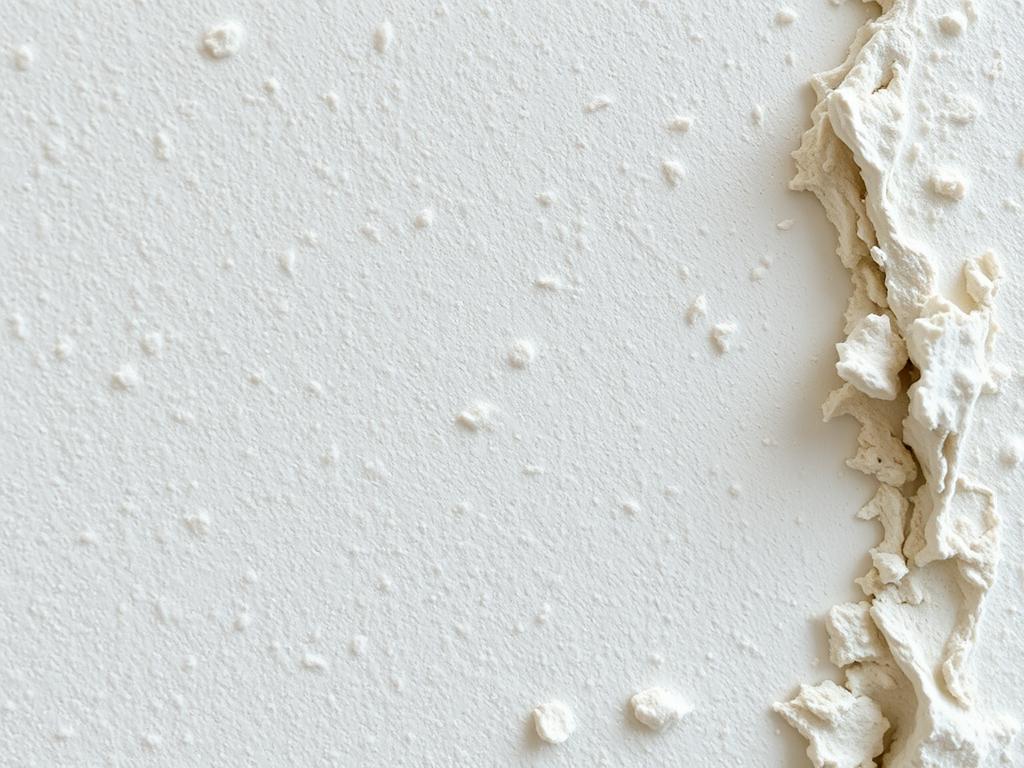 Gładź gipsowa w trakcie schnięcia na ścianie