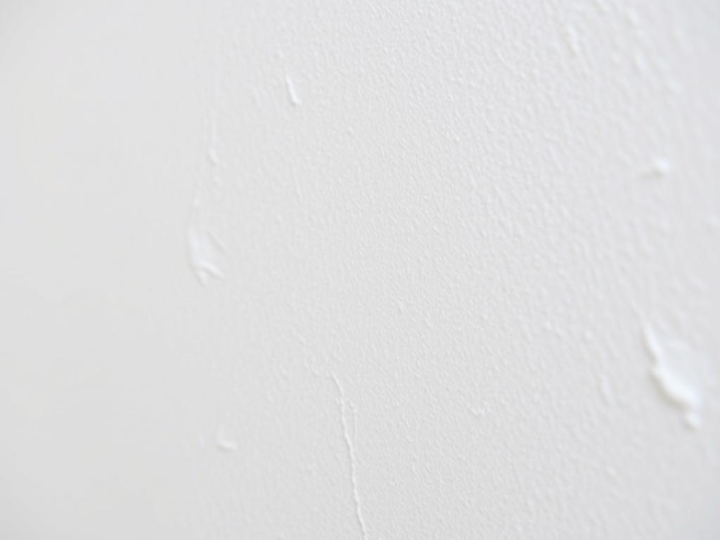 Gładź szpachlowa schnąca na ścianie w standardowych warunkach