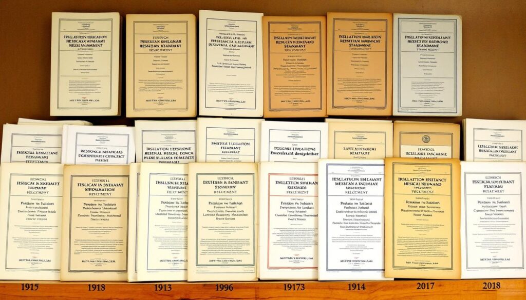 Historyczne dokumenty norm dotyczących pomiaru rezystancji izolacji