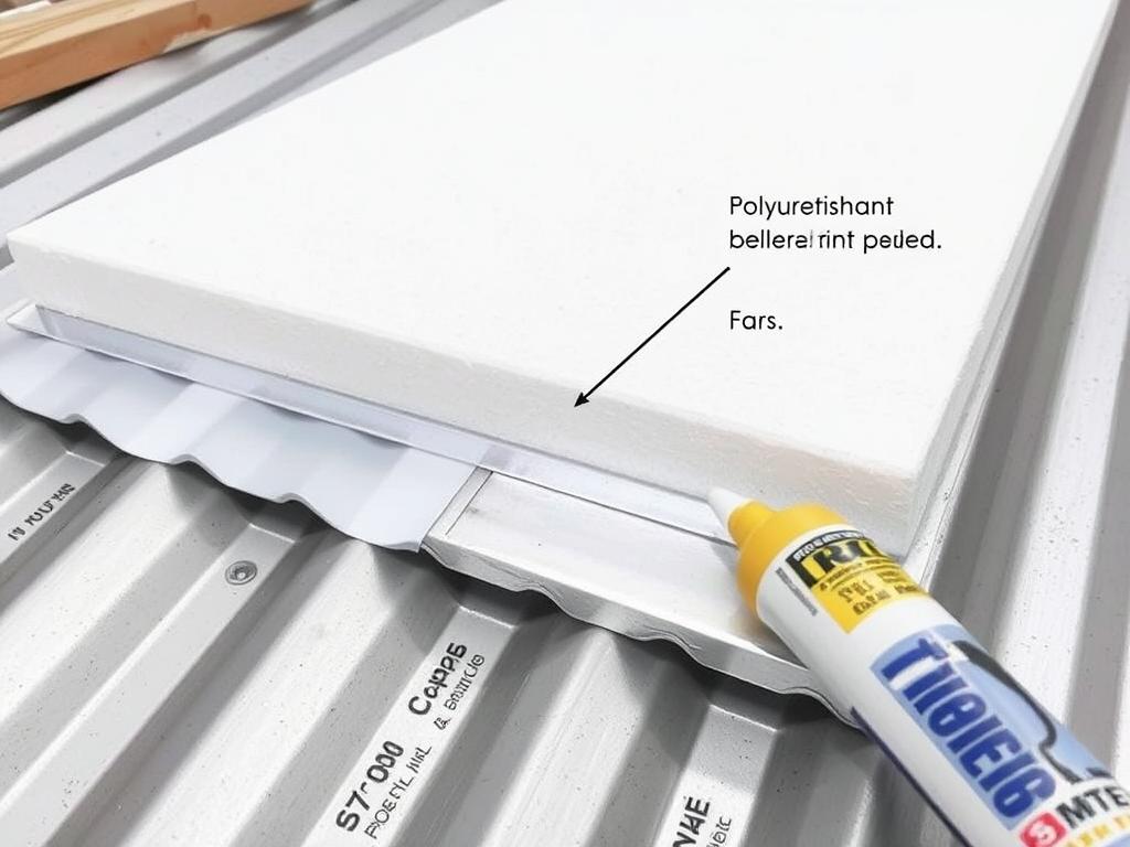 Mocowanie styropianu do blachy trapezowej z użyciem listew startowych