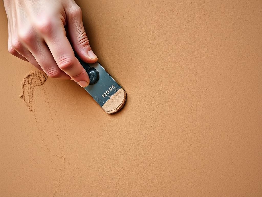 Nakładanie i wygładzanie warstwy wykończeniowej tynku glinianego Nakładanie i wygładzanie warstwy wykończeniowej tynku glinianego