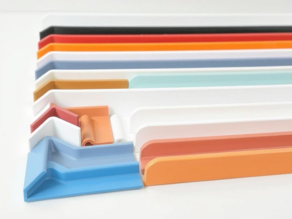 Narożniki PVC do tynków w różnych kolorach i kształtach