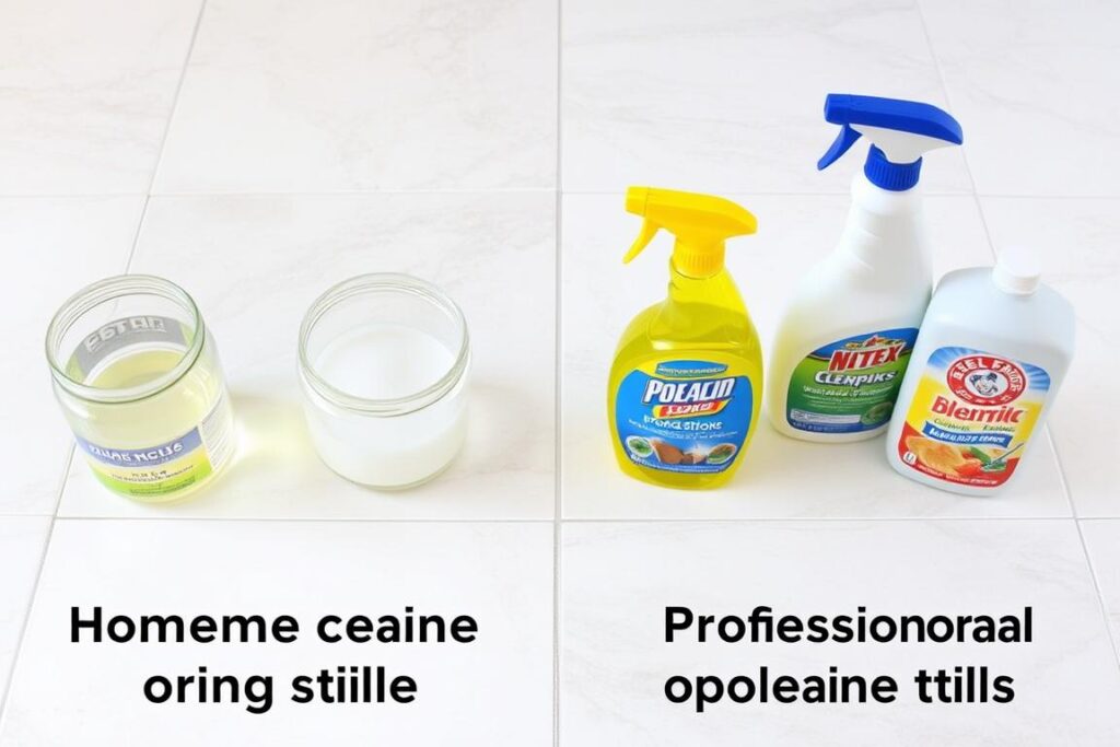 Porównanie domowych i profesjonalnych środków do czyszczenia gresu