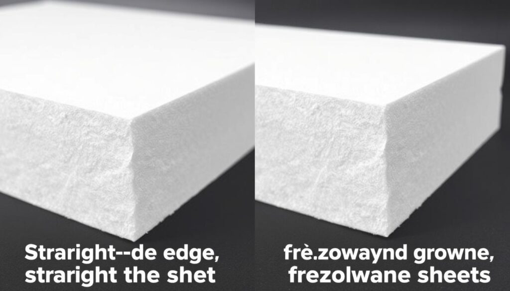 Porównanie płyt styropianowych o prostych krawędziach i frezowanych