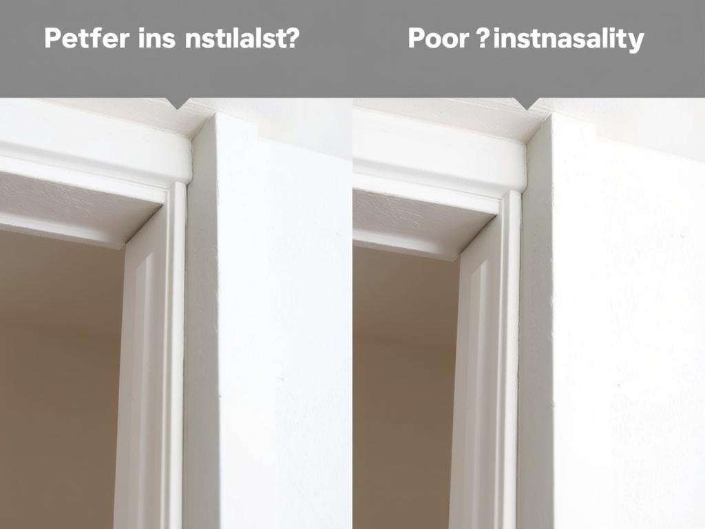 Prawidłowo i nieprawidłowo zamontowane narożniki do tynków