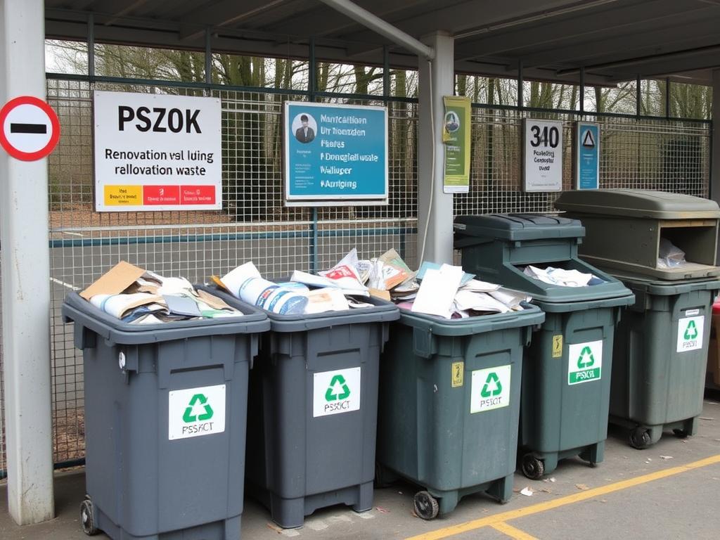 Punkt Selektywnej Zbiórki Odpadów Komunalnych (PSZOK) - miejsce utylizacji dużych ilości tapet