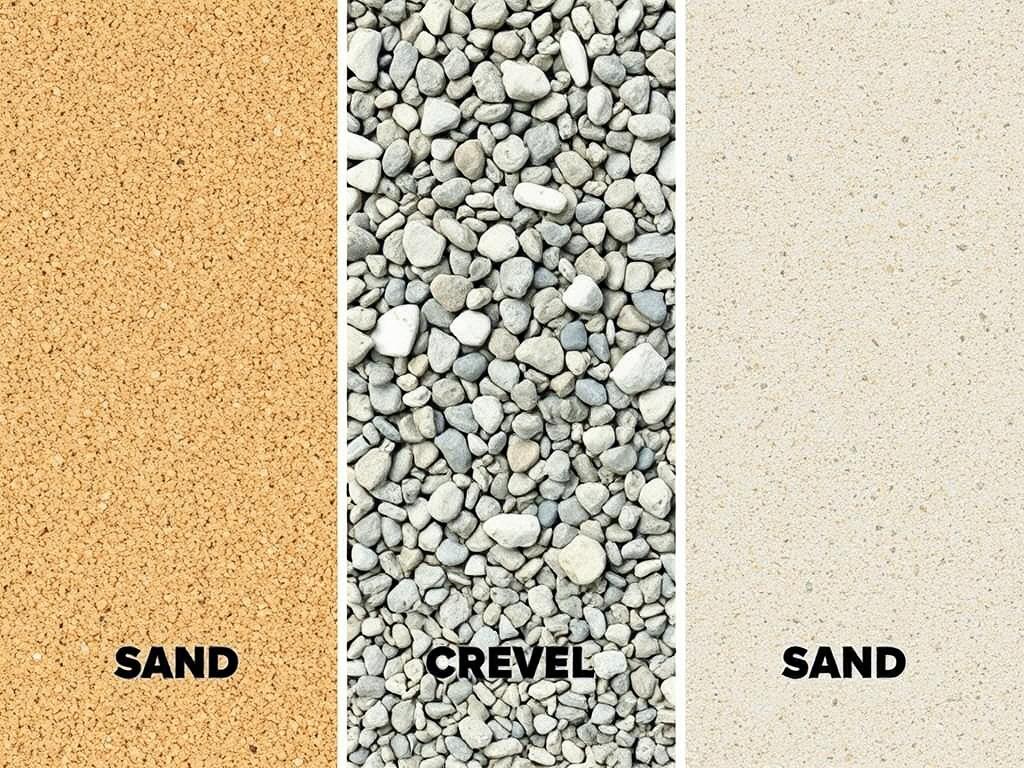 Różne rodzaje materiałów na podsypkę pod kostkę brukową