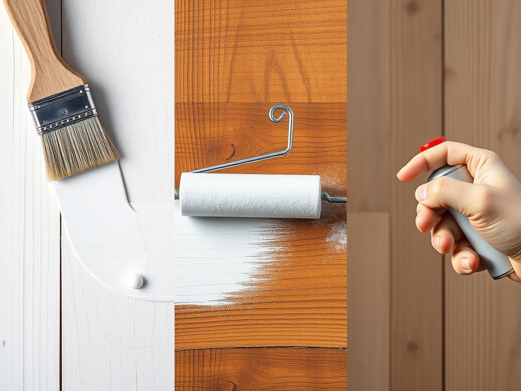 Różne techniki aplikacji białej farby do drewna Różne techniki aplikacji białej farby do drewna