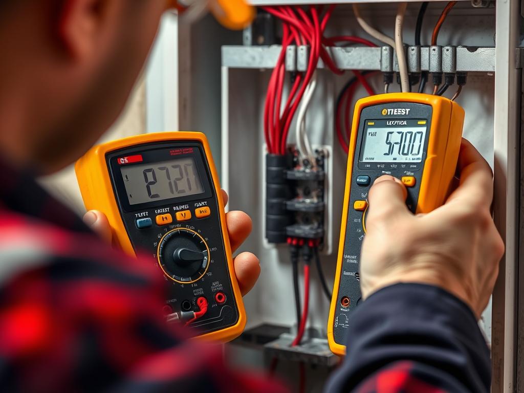 Testowanie połączeń elektrycznych za pomocą multimetru