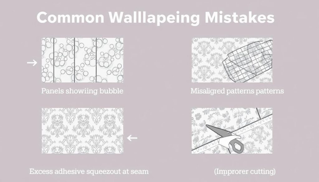 Typowe błędy przy tapetowaniu prowadzące do widocznych łączeń
