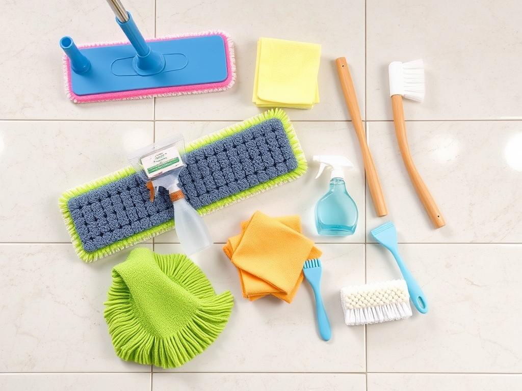 Zestaw narzędzi do czyszczenia gresu szkliwionego