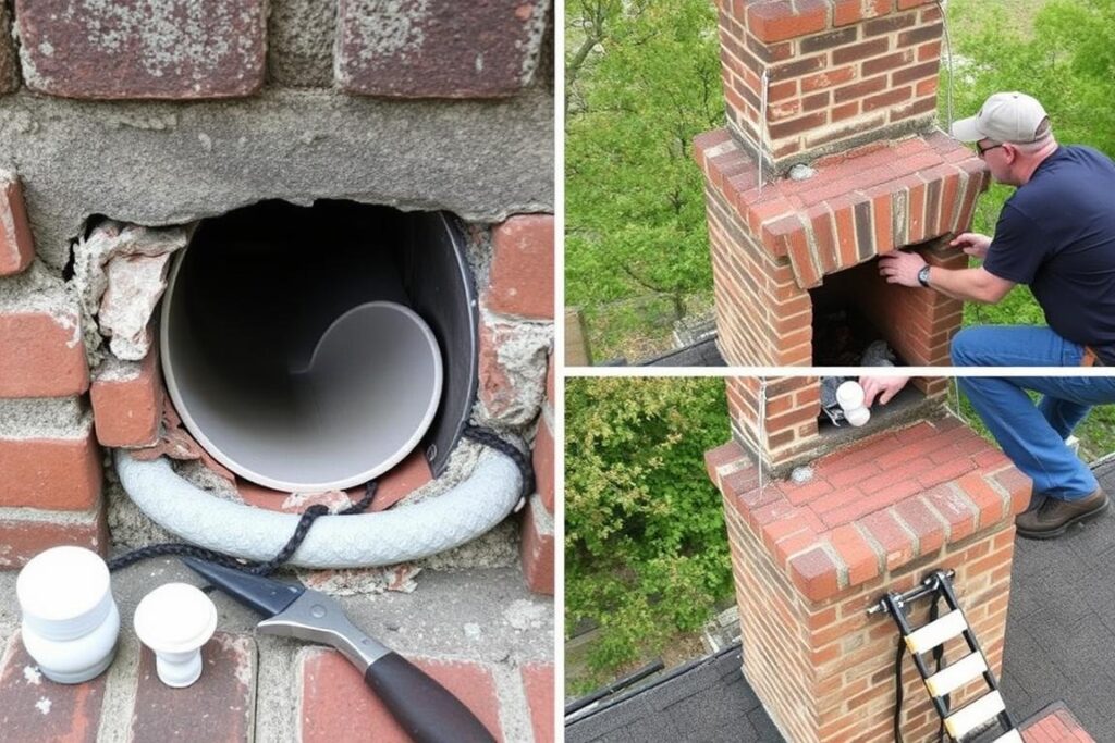 Montaż wkładu ceramicznego w starym kominie - elementy systemu i proces instalacji