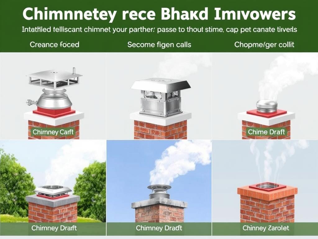 Nasady kominowe poprawiające ciąg w różnych warunkach atmosferycznych