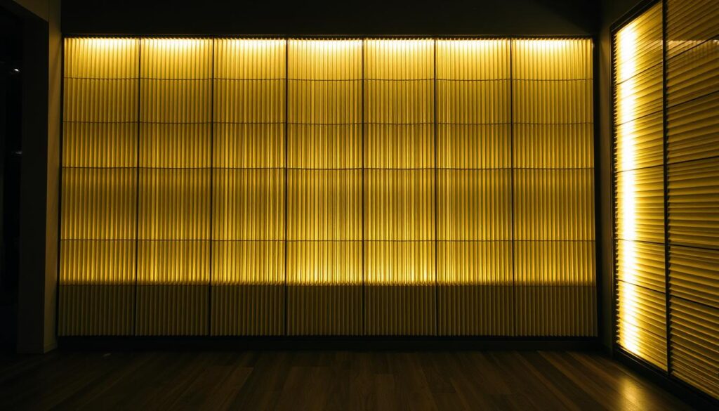 Podświetlenie LED lameli ściennych Podświetlenie LED lameli ściennych