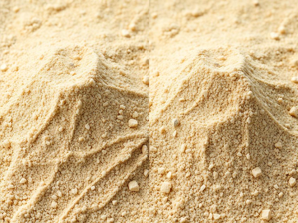 Porównanie czystego i zanieczyszczonego piasku do zaprawy murarskiej