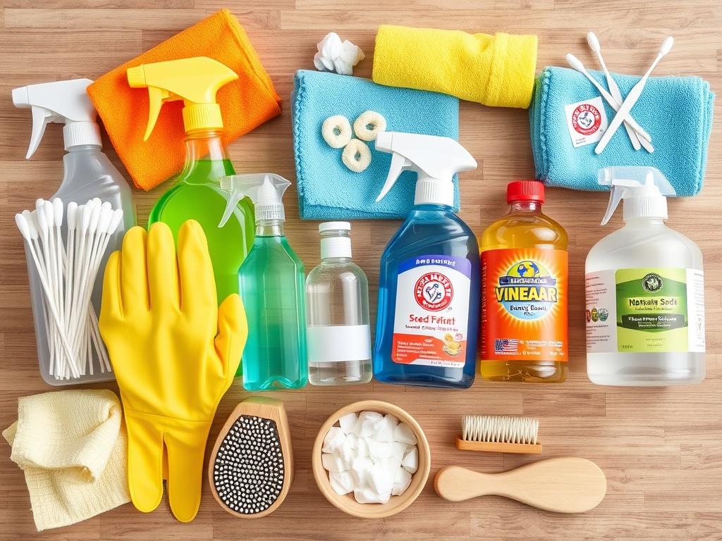 Przygotowanie do czyszczenia trudnych plam z mebli - niezbędne akcesoria i środki