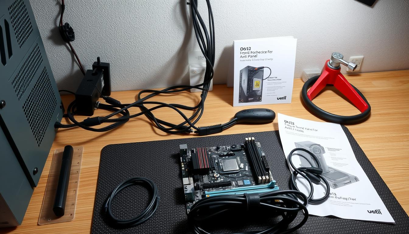 Przygotowanie do podłączenia front panelu PC do płyty głównej