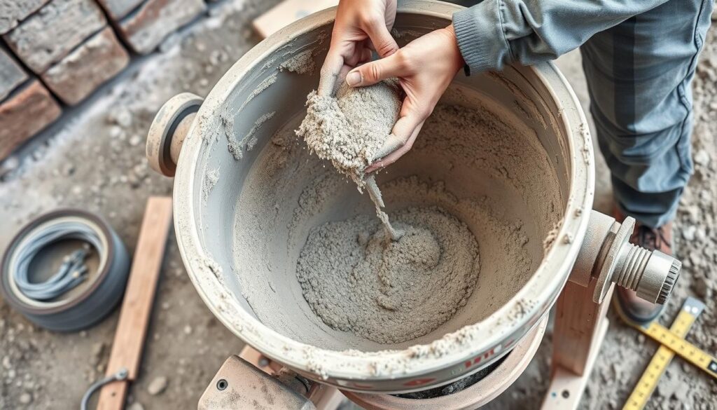 Przygotowanie zaprawy murarskiej z odpowiednimi proporcjami piasku