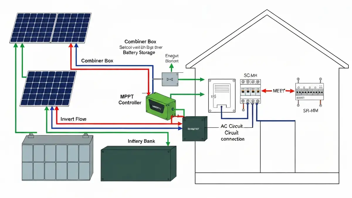 Instalacja PV z magazynem energii – schemat podłączenia i wymagania normatywne