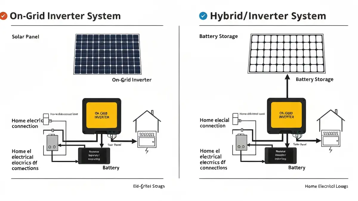 Inwerter hybrydowy vs on-grid – różnice, zalety i poradnik wyboru